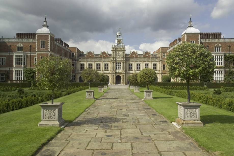 Fachada da Hatfield House - Hertfordshire - Inglaterra