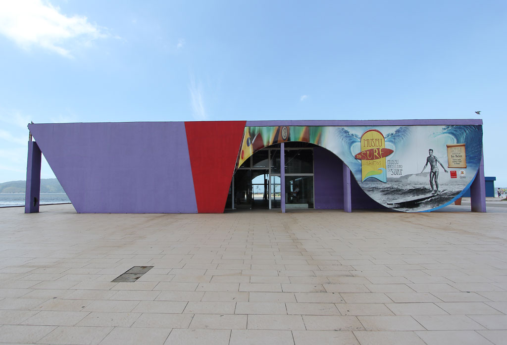 Museu do Surfe, no Parque do Emiss&aacute;rio, em Jos&eacute; Menino