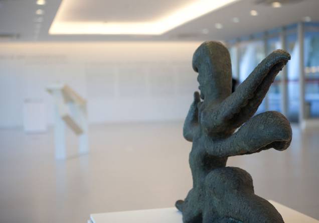 O Implacável, escultura em bronze de 1947, criado por Maria Martins, em exibição no MAC USP, em São Paulo O Implacável, escultura em bronze de 1947, criado por Maria Martins, em exibição no MAC USP, em São Paulo