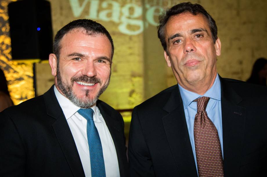 Jair Pasquini, da BNT Mercosul, e Paulo Vilella, diretor de marketing da Riotur