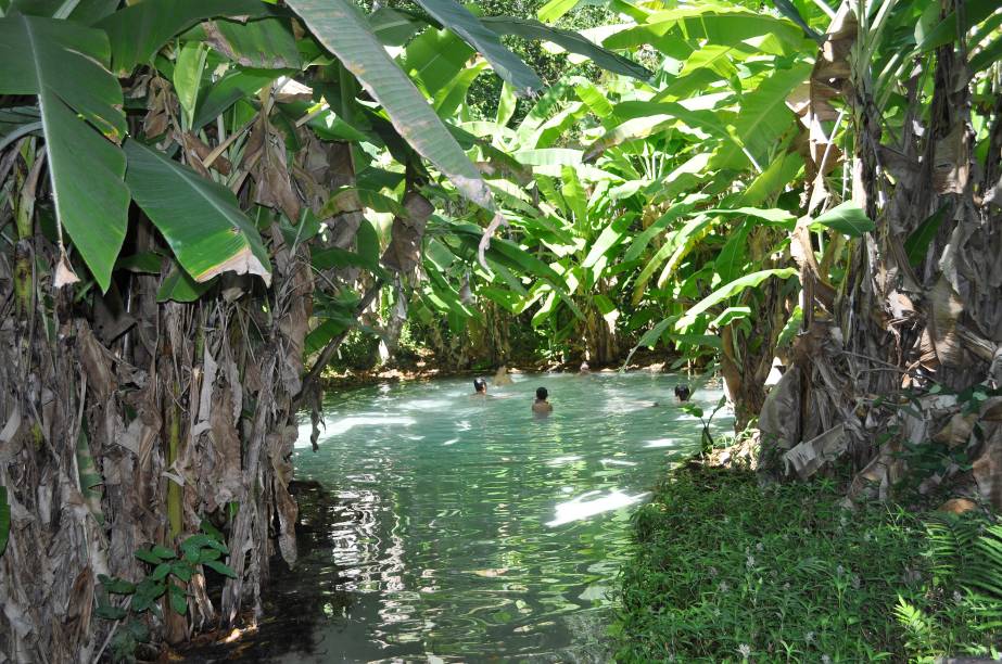 Escondidos no Jalapão pela mata ciliar, estão os <strong>fervedouros, </strong>nascentes de rios que formam poços de águas cristalinas. Por causa da pressão da água, que sai do fundo do rio, é impossível mergulhar - por isso as nascentes têm esse nome: é como se a água estivesse fervendo