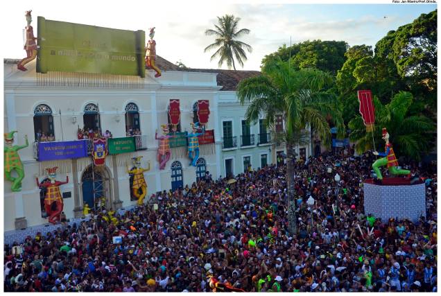 As ladeiras de Olinda, em Pernambuco, ficam lotadas durante o Carnaval As ladeiras de Olinda, em Pernambuco, ficam lotadas durante o Carnaval