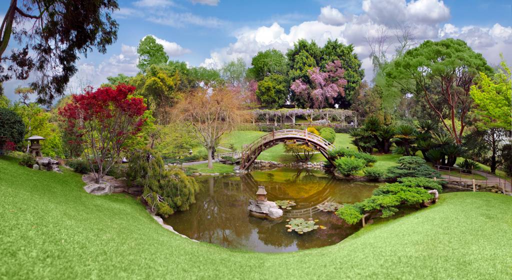 Jardim do Huntington Library em Los Angeles, na Califórnia Jardim do Huntington Library em Los Angeles, na Califórnia