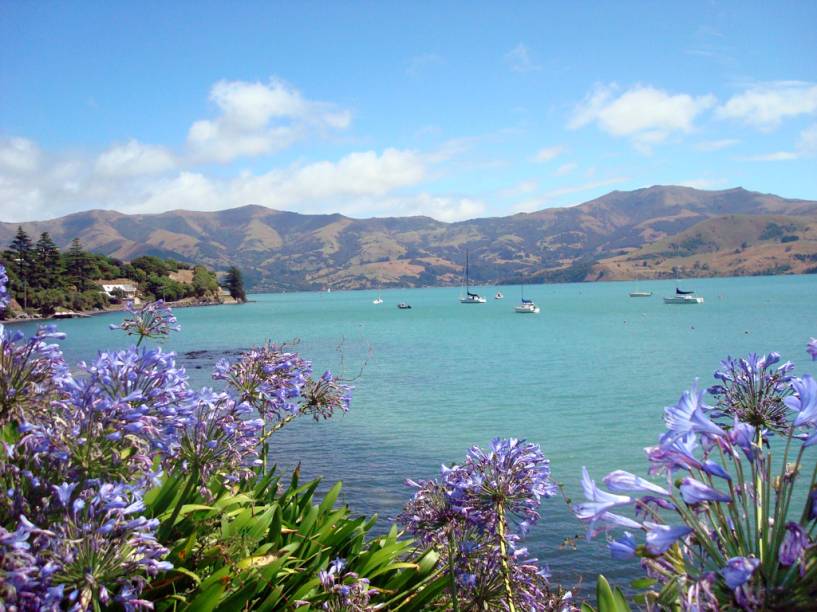 Orla de Akaroa, <a href="https://viajeaqui.abril.com.br/paises/nova-zelandia" rel="Nova Zel&acirc;ndia" target="_self">Nova Zel&acirc;ndia</a>