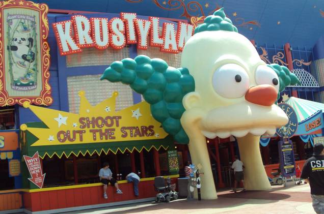 Krusty gigante, nos Simpsons Krusty gigante, nos Simpsons