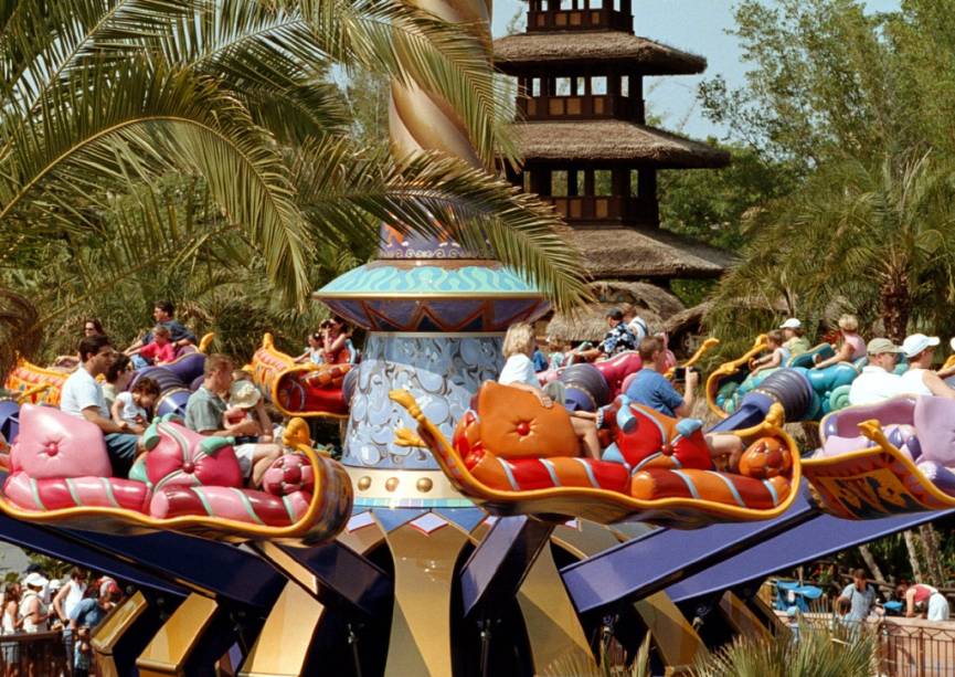 O Carpete Mágico de Aladim, no Magic Kingdom O Carpete Mágico de Aladim, no Magic Kingdom