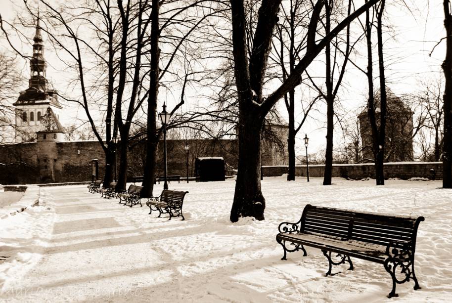 Inverno em <a href="https://viajeaqui.abril.com.br/cidades/estonia-tallinn" rel="Tallinn" target="_self">Tallinn</a>, <a href="https://viajeaqui.abril.com.br/paises/estonia" rel="Estônia" target="_self">Estônia</a>