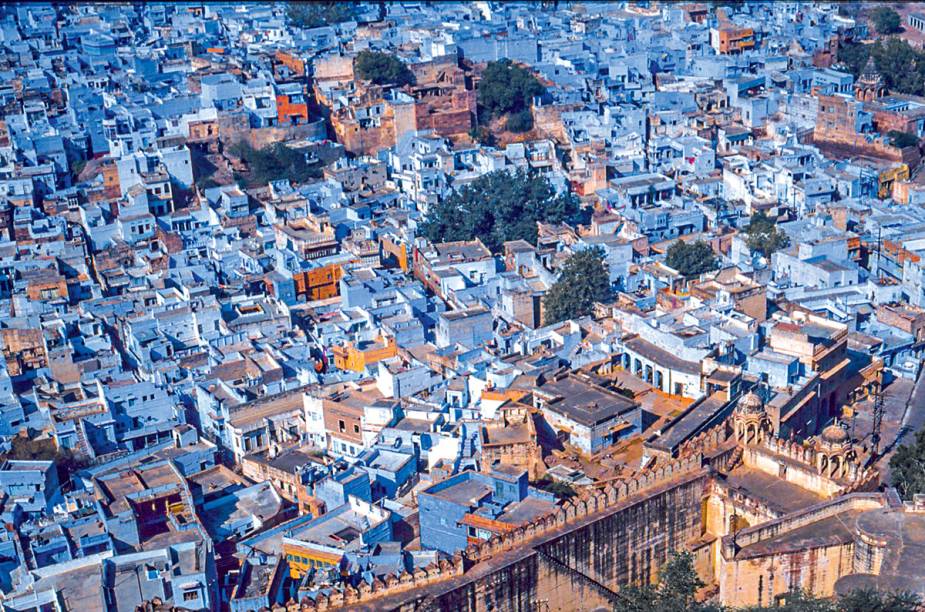 Tudo azul em Jodhpur