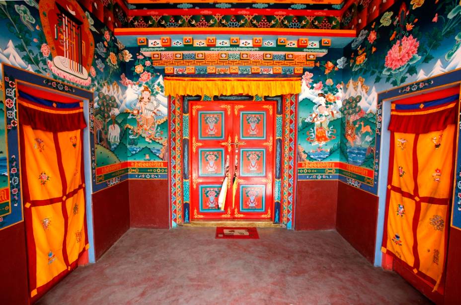 Monastério em Muktinath, Nepal Monastério em Muktinath, Nepal