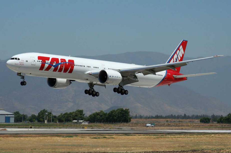 A companhia TAM ficou em segundo lugar entre as companhias sul-americanas, atrás da parceira chilena LAN A companhia TAM ficou em segundo lugar entre as companhias sul-americanas, atrás da parceira chilena LAN