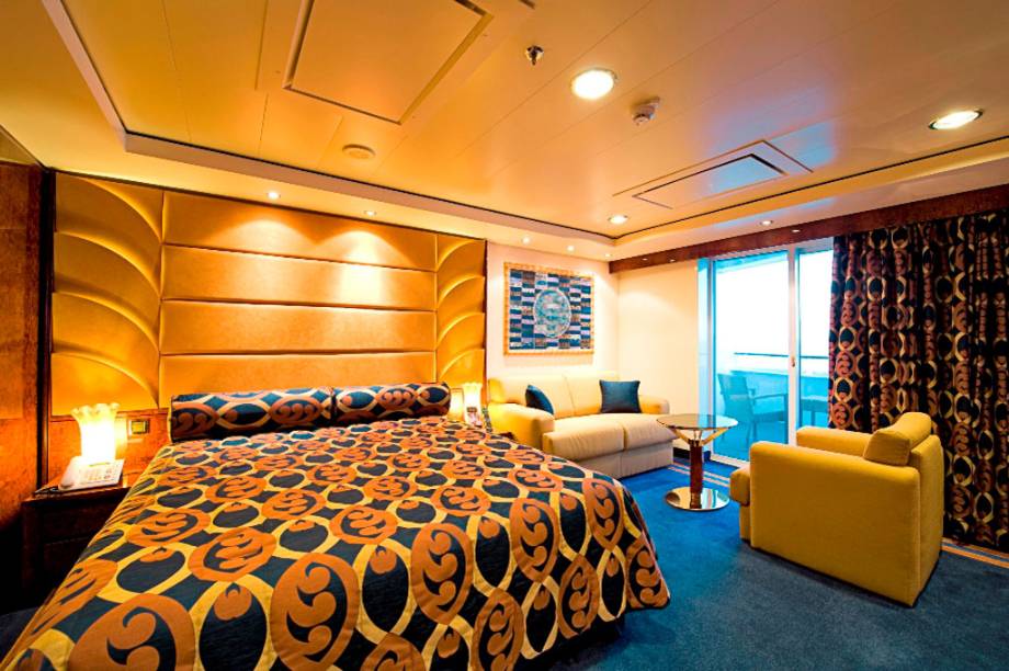 Cabine do Yacht-Club do navio MSC Fantasia, da companhia MSC Cruzeiros. Cabine do Yacht-Club do navio MSC Fantasia, da companhia MSC Cruzeiros.