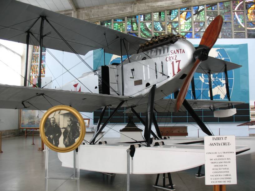 Museu da Marinha: o hidroavi&atilde;o que fez a pioneira travessia do Atl&acirc;ntico Sul