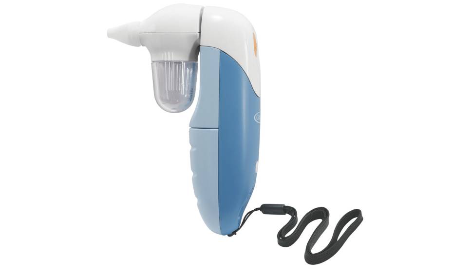 <strong>Aspirador nasal elétrico</strong> Este aspirador elétrico é indicado pela personal shopper Priscila Goldenberg para limpar a coriza do bebê, da marca Graco (cerca de US$ 30 nos EUA, R$ 150 no Brasil). Toca 12 melodias para distrair a criança durante o processo de limpeza. Movido a pilha. <strong>Aspirador nasal elétrico</strong> Este aspirador elétrico é indicado pela personal shopper Priscila Goldenberg para limpar a coriza do bebê, da marca Graco (cerca de US$ 30 nos EUA, R$ 150 no Brasil). Toca 12 melodias para distrair a criança durante o processo de limpeza. Movido a pilha.
