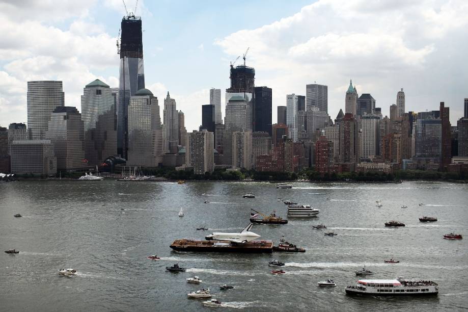 O One World Trade Center é hoje o mais alto edifício de Nova York, superando o Empire State Building. Quando for finalizado, terá 417 metros de altura, com o topo de sua antena a 541 metros