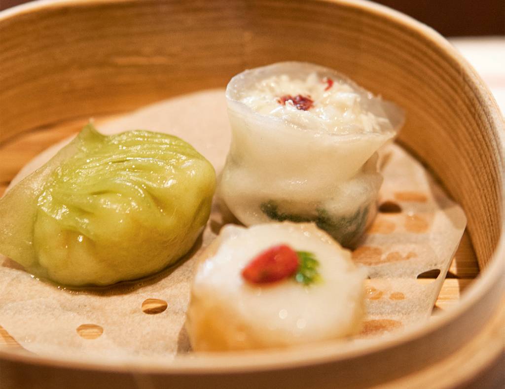 O dim sum muito recomend&aacute;vel do Cherry Garden