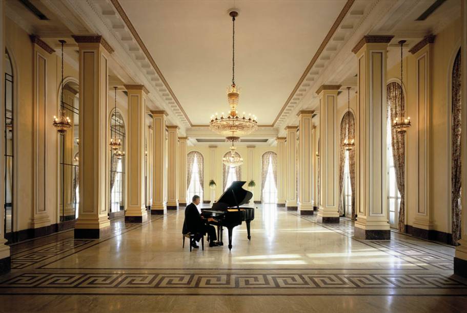Salão nobre do Copacabana Palace, no Rio de Janeiro