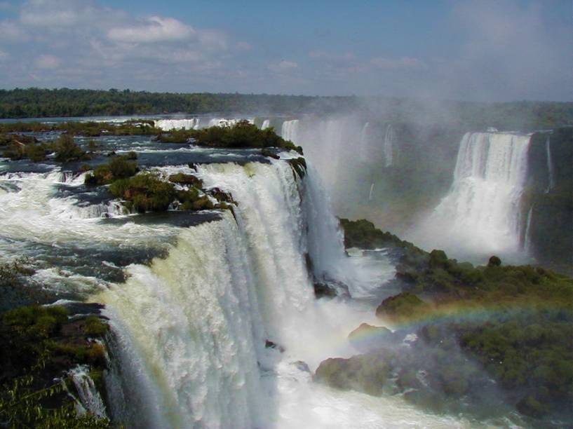 No verão, as quedas ficam mais volumosas