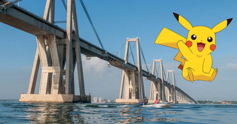 <strong>PIKACHU: LAGO MARACAIBO (<a href="https://viajeaqui.abril.com.br/paises/venezuela" rel="VENEZUELA">VENEZUELA</a>)</strong>Bem, vamos começar com o pokémon mais famoso do universo criado por Satoshi Tajiri e Ken Sugimori: o Pikachu. Como habitat para o mais famoso representante da categoria Elétricos, pensamos em um lugar onde a quantidade de energia é absurdamente alta. Nada faz mais sentido, portanto, que o Lago Maracaibo, localizado na região Noroeste do território venezuelano. O lugar é conhecido como a capital mundial do relâmpago: por lá ocorre um fenômeno chamado "Relámpago del Catatumbo". No intervalo compreendido entre abril e novembro, relâmpagos se tornam constantes por lá, iluminando o céu. Por ano, são, em média, quase 300 tempestades elétricas, que assustam alguns e são vistas como espetáculos de luzes naturais por outros