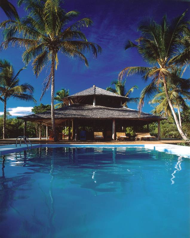 Piscina do Hotel Vila Naiá, na Praia de Corumbau, Ponta do Corumbau, Bahia Piscina do Hotel Vila Naiá, na Praia de Corumbau, Ponta do Corumbau, Bahia