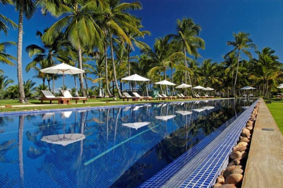 Piscina do Txai Resort, na Praia de Itacarezinho, Itacaré, Bahia Piscina do Txai Resort, na Praia de Itacarezinho, Itacaré, Bahia