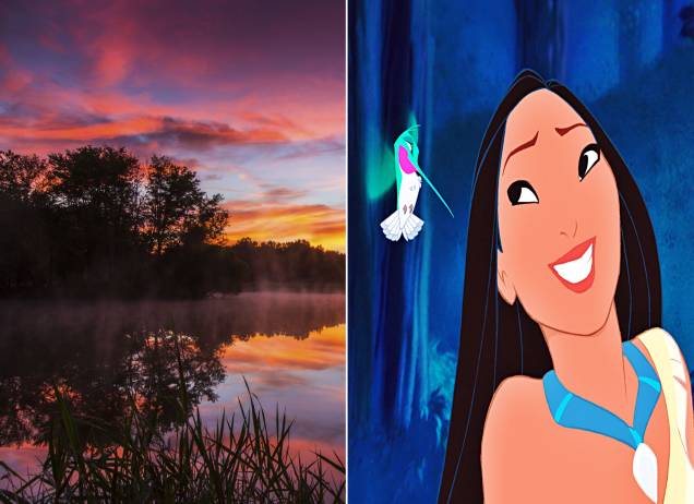 <strong>Virginia, <a href="https://viajeaqui.abril.com.br/paises/estados-unidos" rel="Estados Unidos" target="_self">Estados Unidos</a> (<em>Pocahontas</em>)</strong> O litoral e as florestas do estado da Virgínia, sobretudo da antiga cidade de Werowocomoco, foram o lar dos povos indígenas da tribo <em>powhatan</em>, à qual a bela índia Pocahontas pertenceu. Os mitos de seu envolvimento com o inglês John Smith ganham força no filme, que denuncia o preconceito contra os índios e chama a atenção para os valores da família. É essa história de amor, inclusive, a grande responsável pela despedida mais emocionante da história da animação <a href="https://www.booking.com/region/us/virginia.pt-br.html?aid=332455&label=viagemabril-destinos-inspiradores-dos-estudios-disney" rel="Veja preços de hotéis na Virginia no Booking.com" target="_blank"><em>Veja preços de hotéis na Virginia no Booking.com</em></a> <strong>Virginia, <a href="https://viajeaqui.abril.com.br/paises/estados-unidos" rel="Estados Unidos" target="_self">Estados Unidos</a> (<em>Pocahontas</em>)</strong> O litoral e as florestas do estado da Virgínia, sobretudo da antiga cidade de Werowocomoco, foram o lar dos povos indígenas da tribo <em>powhatan</em>, à qual a bela índia Pocahontas pertenceu. Os mitos de seu envolvimento com o inglês John Smith ganham força no filme, que denuncia o preconceito contra os índios e chama a atenção para os valores da família. É essa história de amor, inclusive, a grande responsável pela despedida mais emocionante da história da animação <a href="https://www.booking.com/region/us/virginia.pt-br.html?aid=332455&label=viagemabril-destinos-inspiradores-dos-estudios-disney" rel="Veja preços de hotéis na Virginia no Booking.com" target="_blank"><em>Veja preços de hotéis na Virginia no Booking.com</em></a>