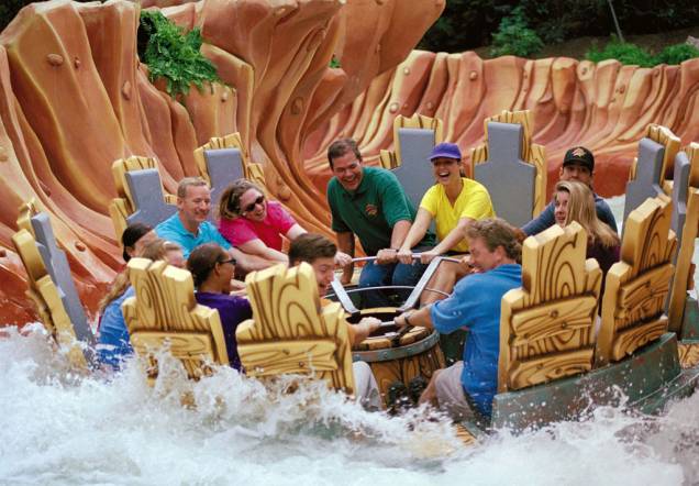 Popeye & Blutos Bilge-Rat Barges, atração do Islands of Adventure, no complexo Universal em Orlando Popeye & Blutos Bilge-Rat Barges, atração do Islands of Adventure, no complexo Universal em Orlando