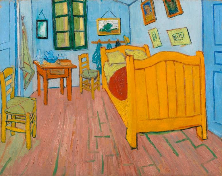 O quarto, de Vincent van Gogh O quarto, de Vincent van Gogh