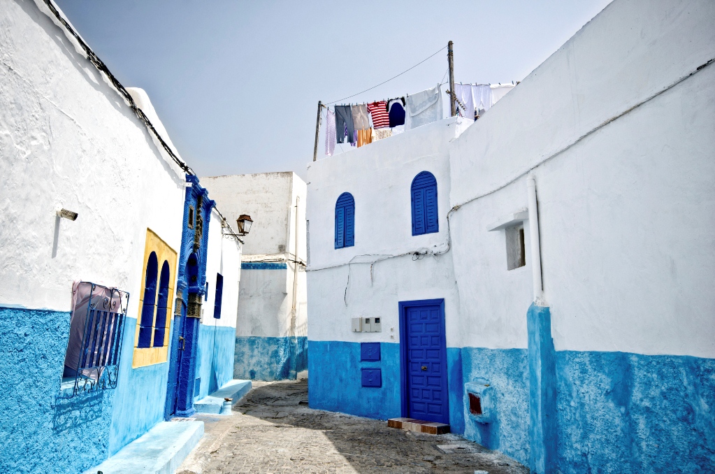 Casas típicas de Rabat