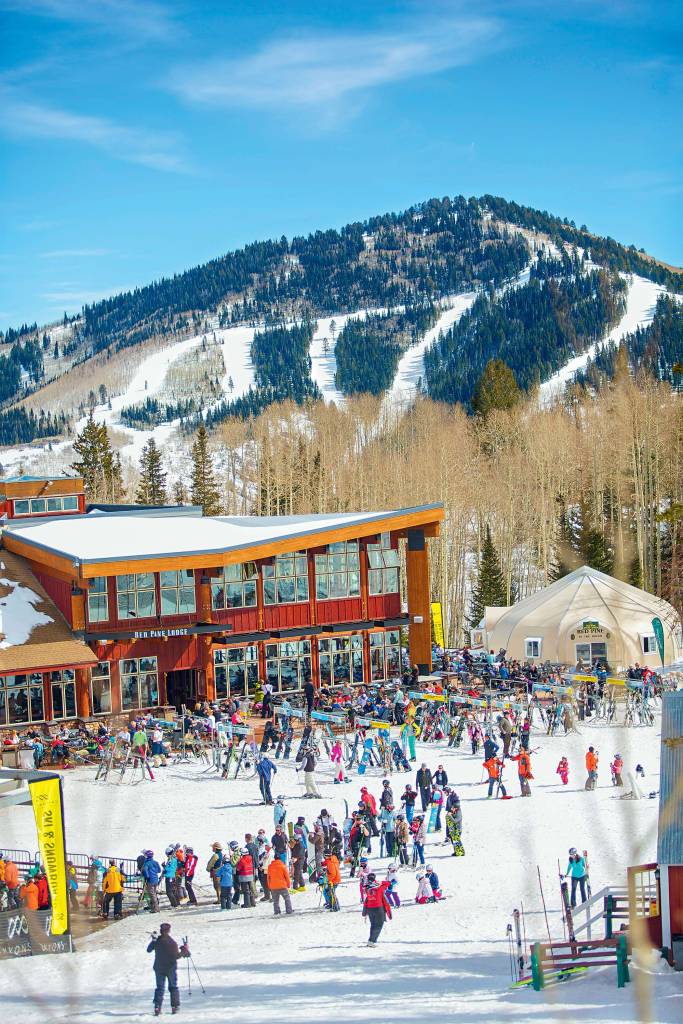 Estação de esqui de Park City, nos Estados Unidos Estação de esqui de Park City, nos Estados Unidos