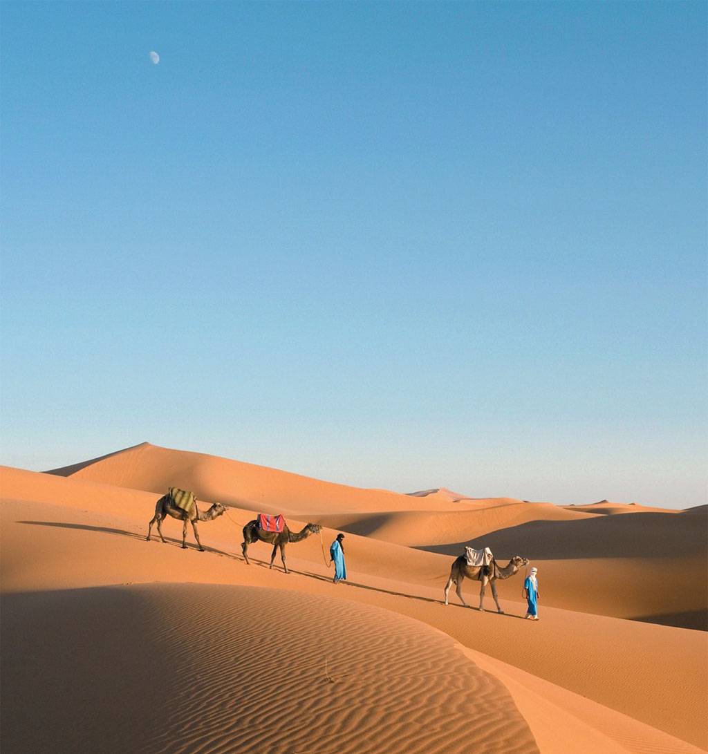 Deserto do Saara, na &Aacute;frica