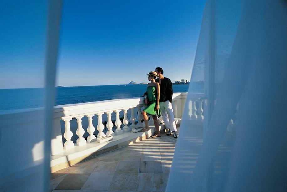 Sacada do Copacabana Palace, no Rio de Janeiro