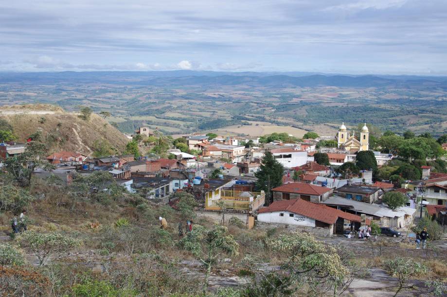 Vista geral da cidadezinha de São Tomé das Letras