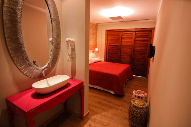 Suíte Lakshimi, do F Design Hostel, em Salvador, Bahia Suíte Lakshimi, do F Design Hostel, em Salvador, Bahia