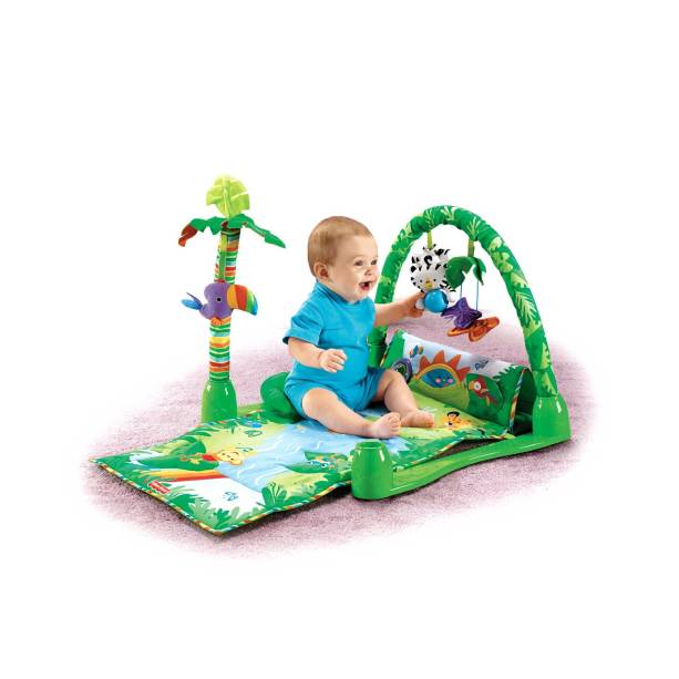 <strong>Brinquedos</strong><br />  <br />  Os brinquedos também são muito mais baratos nos Estados Unidos do que no Brasil. É grande a diferença de preços dos produtos da famosa marca Fisher-Price, por exemplo. Este tapete para bebês, o Rainforest 1-2-3 Musical Gym, sai por volta de US$ 40. Por aqui, ele custa cerca de R$ 300. 