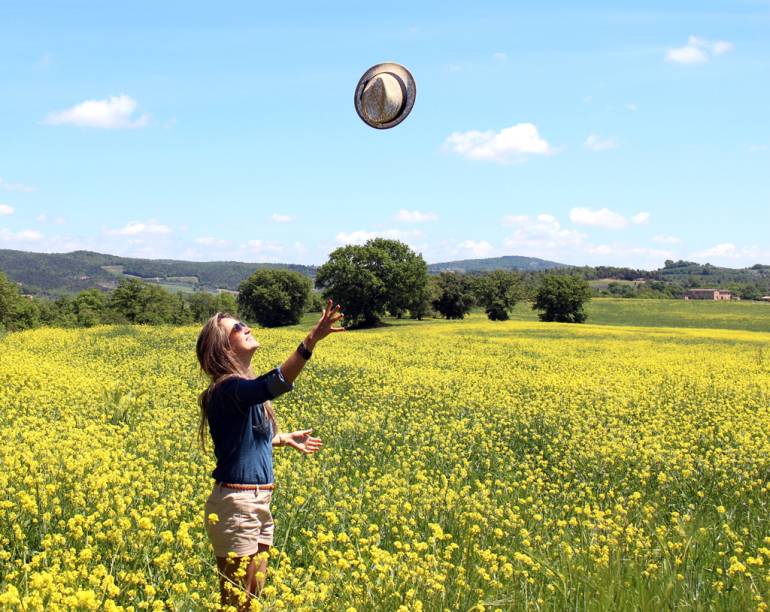 Campo florido, Toscana, <a href="https://viajeaqui.abril.com.br/paises/italia" rel="Itália" target="_blank">Itália</a>