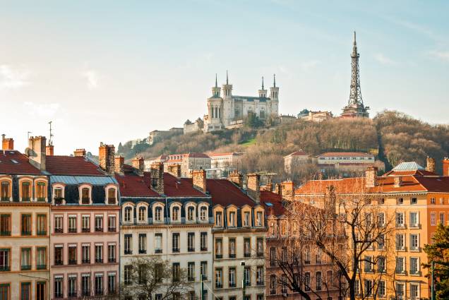 Lyon tem um Centro Histórico pitoresco que é patrimônio mundial Lyon tem um Centro Histórico pitoresco que é patrimônio mundial