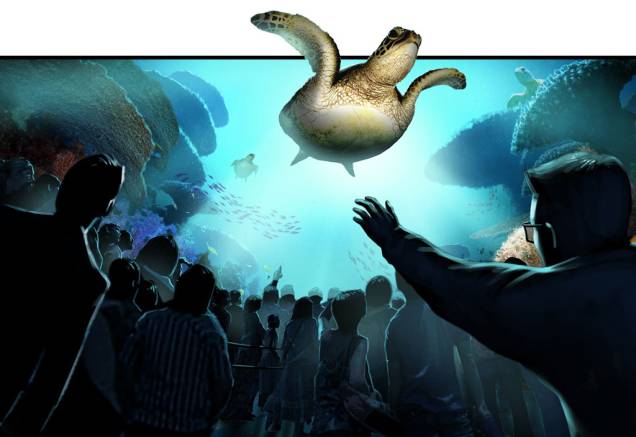 <strong>TurtleTrek</strong>, nova atração no SeaWorld: a jornada das tartarugas em 3D <strong>TurtleTrek</strong>, nova atração no SeaWorld: a jornada das tartarugas em 3D