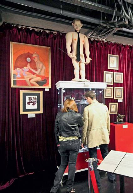 Uma das salas do Tochka G, o museu do sexo Uma das salas do Tochka G, o museu do sexo