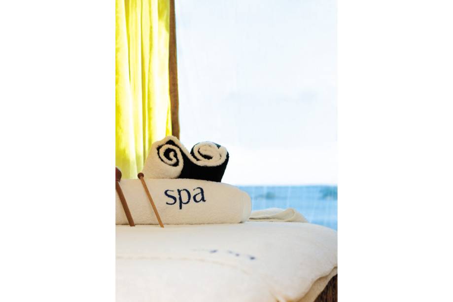 Spa com vista para o mar convida os hóspedes a uma sessão de relaxamento Spa com vista para o mar convida os hóspedes a uma sessão de relaxamento