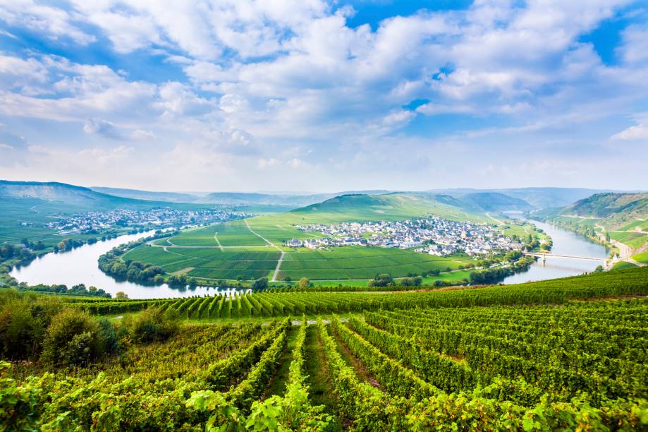 <strong>Vale do Mosel, <a href="https://viajeaqui.abril.com.br/paises/alemanha" rel="Alemanha" target="_self">Alemanha</a></strong>A região, considerada a mais antiga do país na produção e cultivo de vinhos, é conhecida por produzir alguns dos melhores rótulos de Riesling do mundo. Entre os belos vinhedos, às margens do Rio Mosel, há belos monumentos e castelos que também valem a atenção. Por aqui, a característica predominante dos vinhos brancos é a delicadeza, presente em seu sabor e aroma frutados<em><a href="https://www.booking.com/region/de/mosel.pt-br.html?aid=332455&label=viagemabril-vinicolas-da-europa" rel="Veja preços de hotéis no Vale do Mosel no Booking.com" target="_blank">Veja preços de hotéis no Vale do Mosel no Booking.com</a></em>