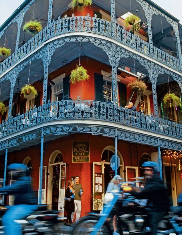 Varandas de ferro, em Nova Orleans Varandas de ferro, em Nova Orleans