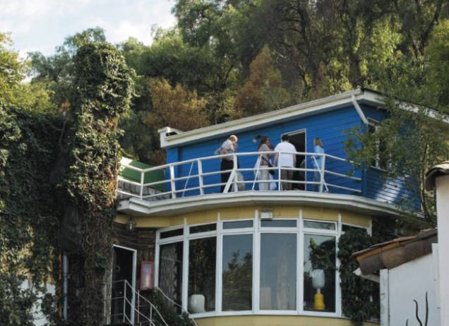 Casa Museo La Chascona, uma das três casas do poeta chileno Pablo Neruda Casa Museo La Chascona, uma das três casas do poeta chileno Pablo Neruda