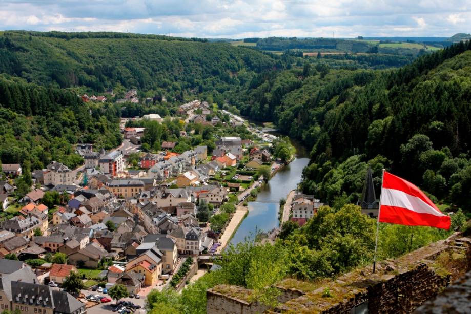 Vista geral de Vianden Vista geral de Vianden