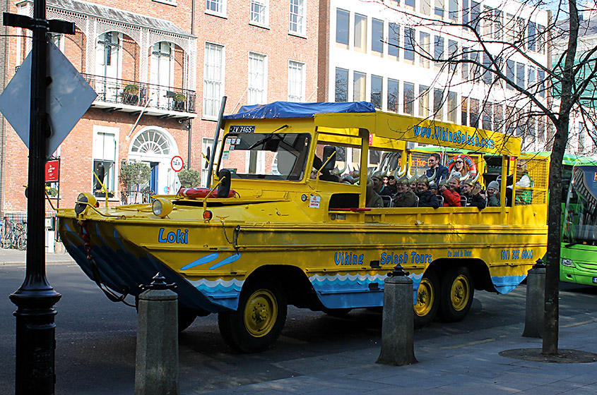 Viking Splash Tour caminhão, Dublin Viking Splash Tour caminhão, Dublin