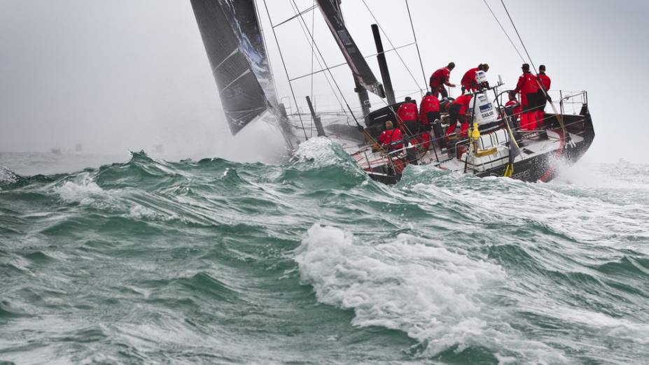 Barco Puma Ocean Race, durante a travessia de Auckland, Nova Zelândia, a Itajaí, Santa Catarina