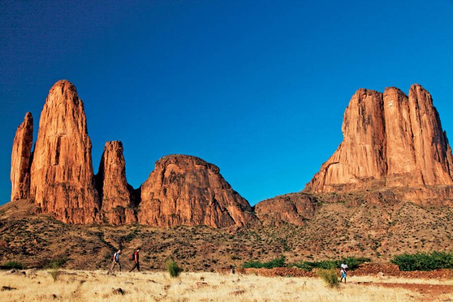 A Mão de Fátima, formações de granito a quebrar a monotonia do deserto