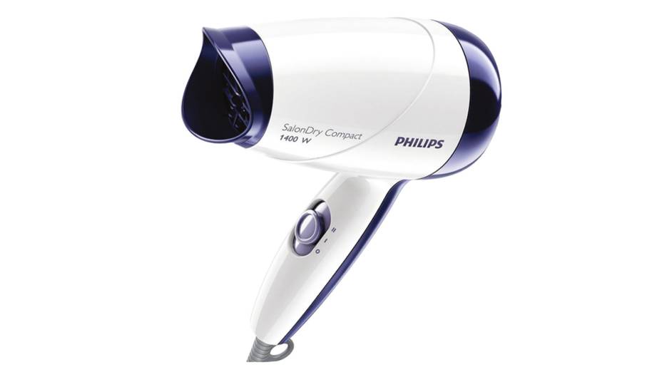 <strong>Philips Salon Dry Compact</strong>    Bivolt, o secador compacto de 409 gramas da Philips tem duas velocidades e duas temperaturas, com 1.400 W de potência.    Preço sugerido: R$ 69.