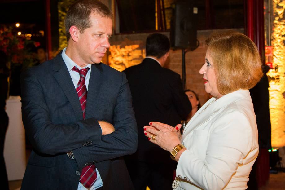 Walter Bier, Secretário de Comunicação de Santa Catarina, e Zena Becker, Secretária de Turismo de Florianópolis