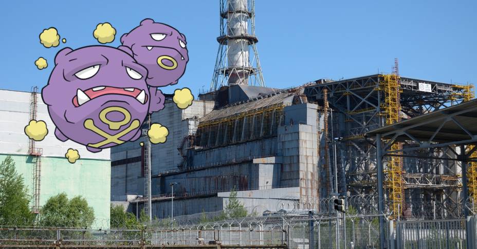 <strong>WEEZING: <a href="https://viajeaqui.abril.com.br/materias/predios-abandonados-em-chernobyl-e-arredores-viram-atracoes-turisticas" rel="CHERNOBYL" target="_blank">CHERNOBYL</a>, UCRÂNIA</strong>Pense em um pokémon que é uma bomba de poluição ambulante. Esse pokémon ainda deve ser menos tóxico que o Weezing e não é por menos que dois dos ataques mais importantes dele se chamam Gás Venenoso e Cortina de Fumaça. Pois bem, para comportar bem um Weezing, o lugar tem que ser bem complicado de habitar... Chernobyl seria uma ótima opção. O lugar foi palco do pior acidente nuclear da história e foi evacuado em função da quantidade de material radiotivo liberado por lá. Chernobyl continua inabitada hoje, mas possivelmente o lugar seria um templo de paz para um Weezing