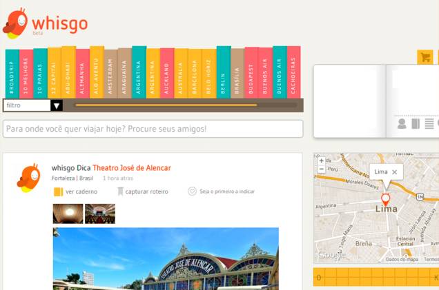 Layout da página Layout da página